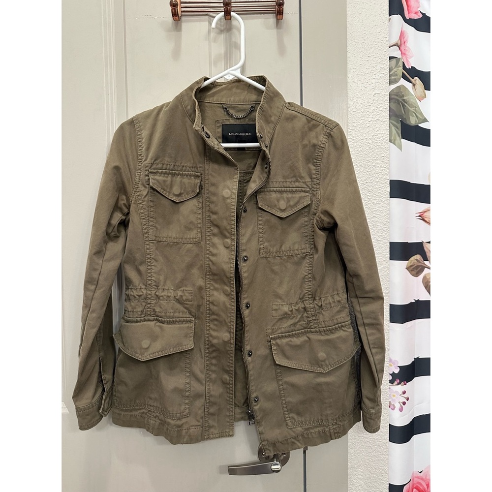 Banana Republic Olive Green Utility Jacket